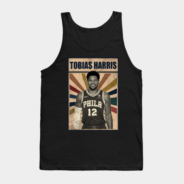 Philadelphia 76ers Tobias Harris Tank Top by RobinaultCoils